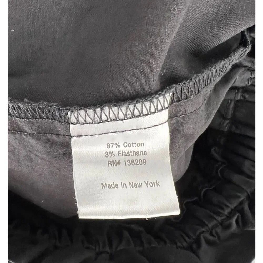 Hatch Collection Maternity Black Pants Stretchy Ankle Tie Front Size 1 Small
